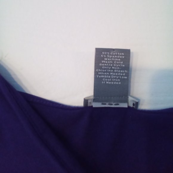 Ann Taylor Purple Summer Top, Sz Large, NWOT - Picture 2 of 16